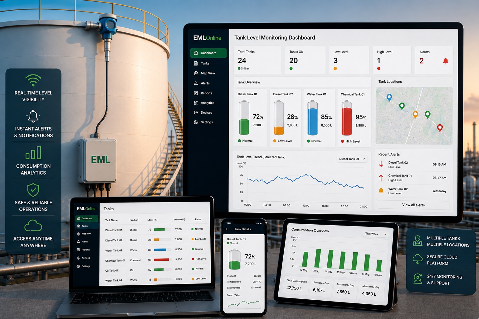 Tank Level Monitoring