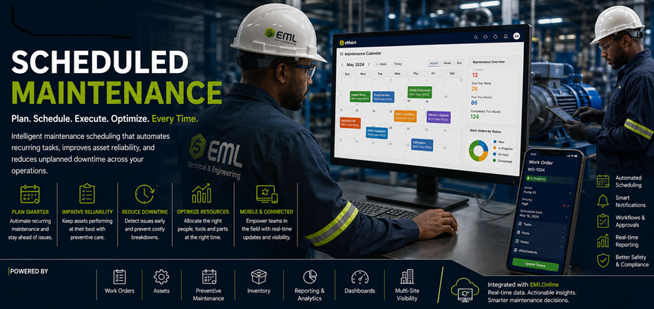 Scheduled Maintenance Management